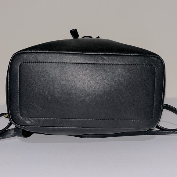 {NEW} Coach Backpack Soft Black Leather - Picture 8 of 12